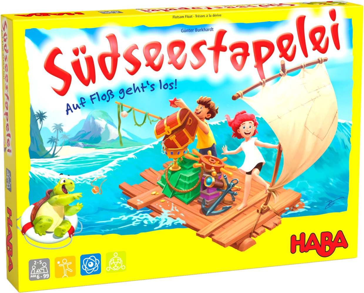 Cover: 4010168261607 | Südseestapelei | Günter Burkhardt | Spiel | Deutsch | 2022 | HABA