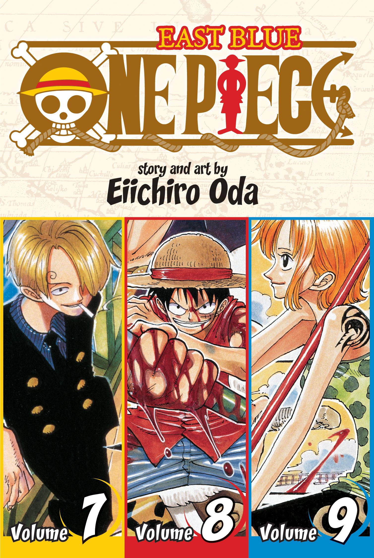 Cover: 9781421536279 | One Piece (Omnibus Edition), Vol. 3 | Includes Vols. 7, 8 &amp; 9 | Oda