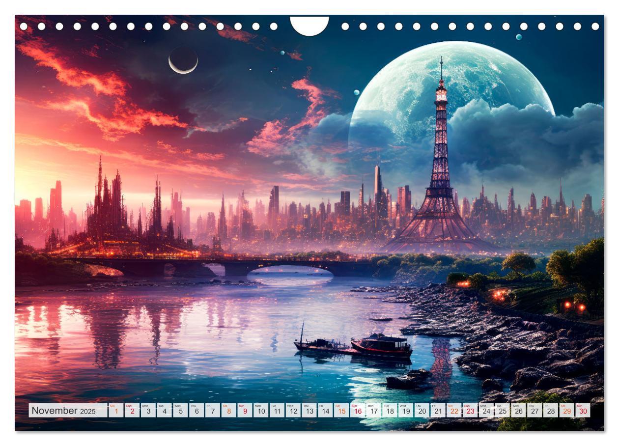 Bild: 9781325999927 | SCIENCE FICTION Life on distant planets (Wall Calendar 2025 DIN A4...