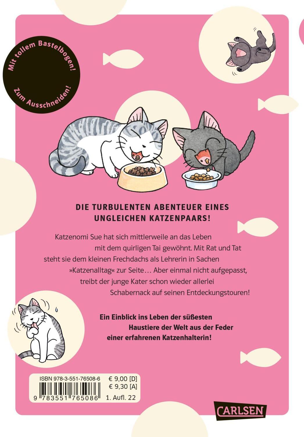 Rückseite: 9783551765086 | Kleiner Tai &amp; Omi Sue - Süße Katzenabenteuer 2 | Konami Kanata | Buch