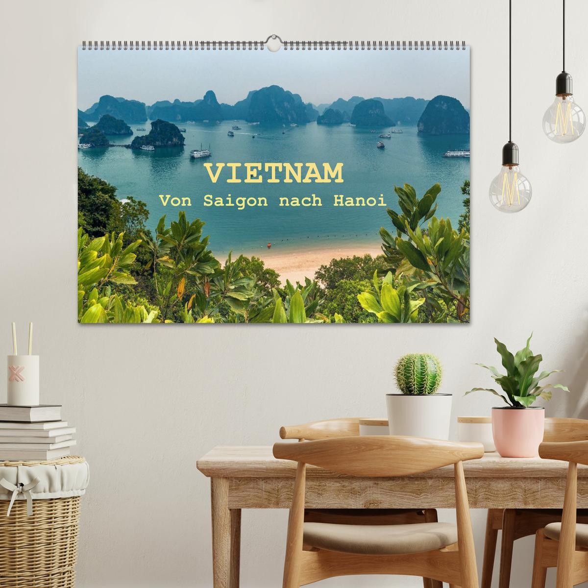 Bild: 9783435552764 | VIETNAM - Von Saigon nach Hanoi (Wandkalender 2025 DIN A2 quer),...