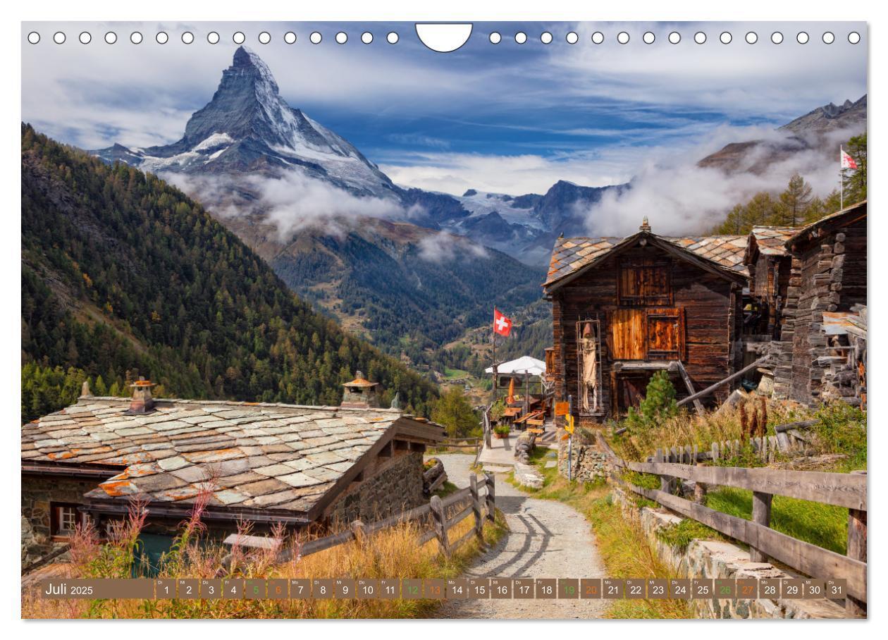 Bild: 9783383825767 | MATTERHORN Impressionen (Wandkalender 2025 DIN A4 quer), CALVENDO...