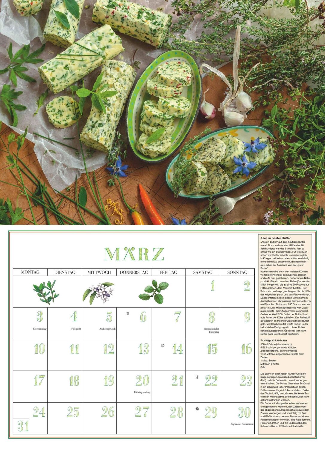 Bild: 4250809652870 | DUMONTS Aromatische Kräuter 2025 - Broschürenkalender -...