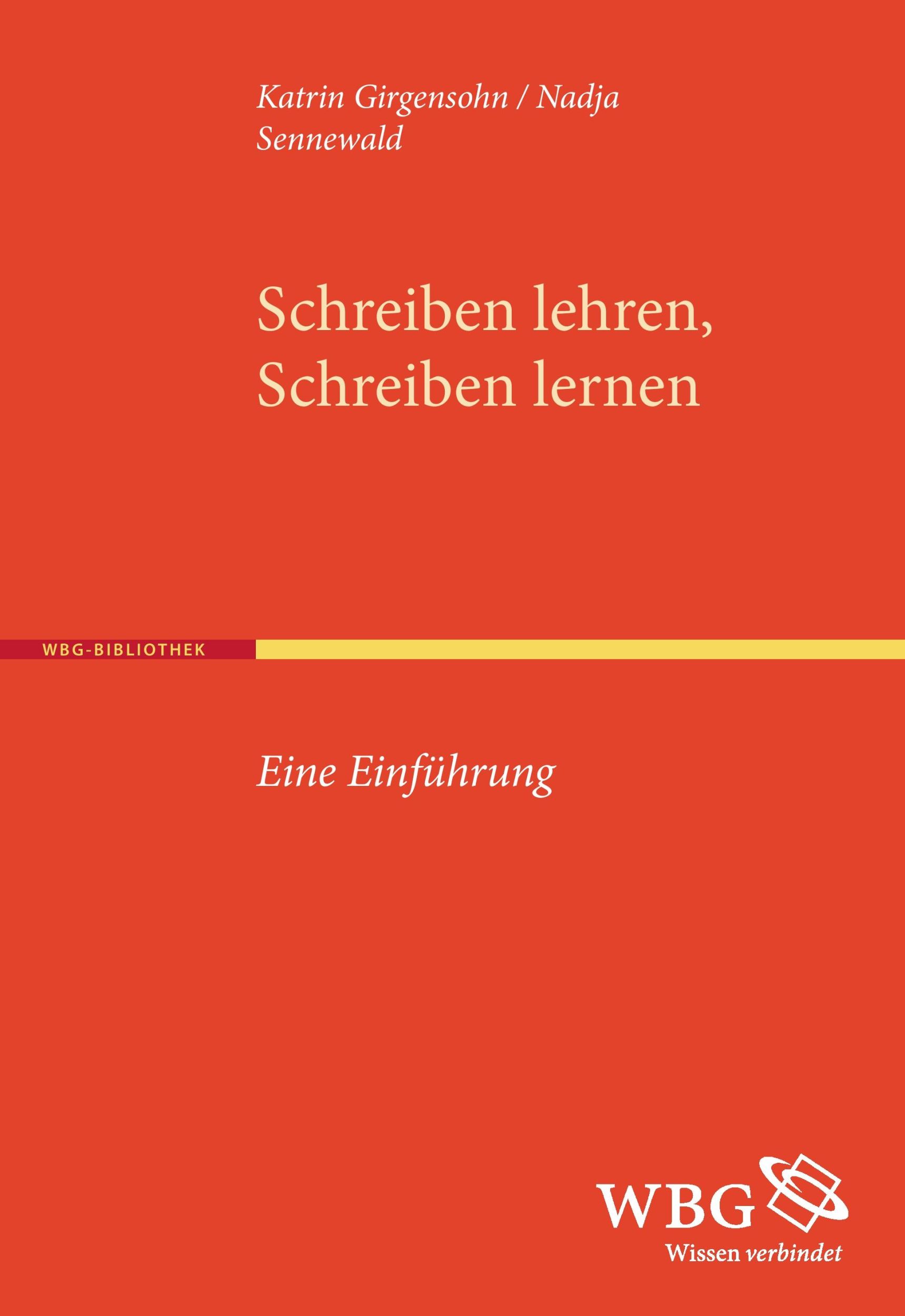 Cover: 9783534268344 | Schreiben lehren, Schreiben lernen | Eine Einführung | Taschenbuch