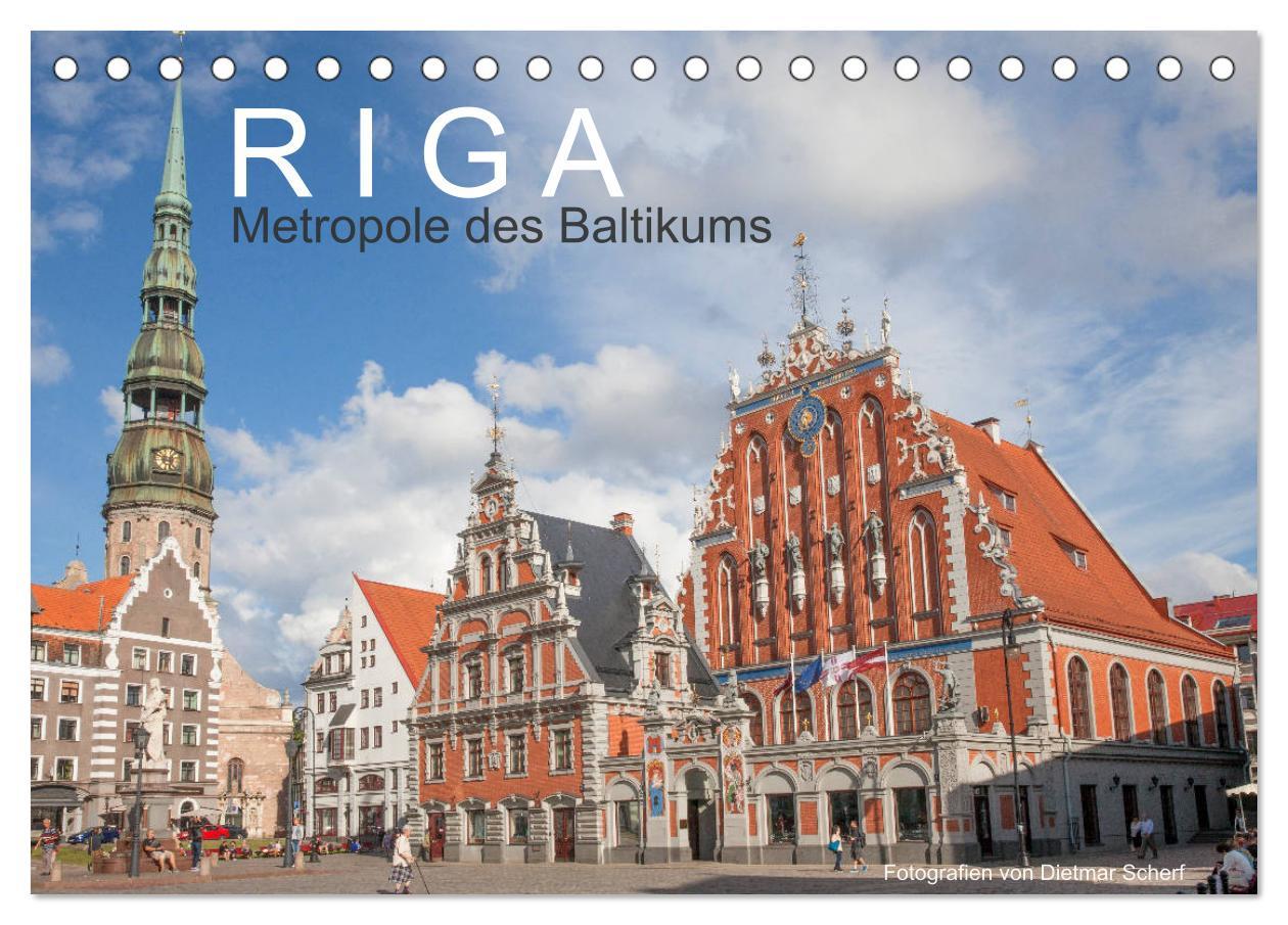 Cover: 9783435377442 | Riga - Metropole des Baltikums (Tischkalender 2025 DIN A5 quer),...