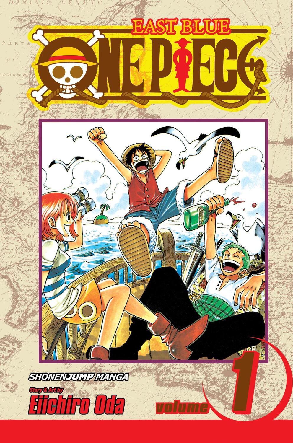 Cover: 9781569319017 | One Piece, Vol. 1 | Eiichiro Oda | Taschenbuch | 216 S. | Englisch