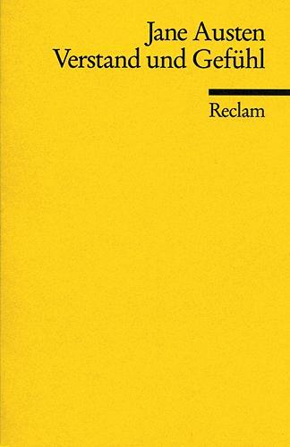 Cover: 9783150078365 | Verstand und Gefühl. ( Sinn und Sinnlichkeit) | Jane Austen | Buch