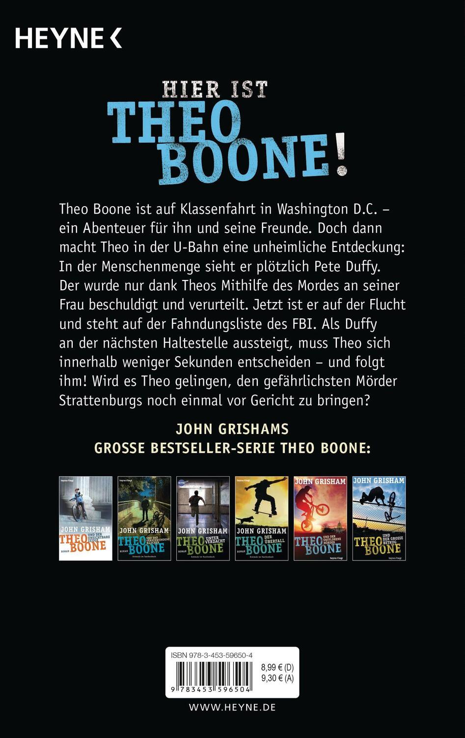 Bild: 9783453596504 | Theo Boone und der entflohene Mörder | Band 5 | John Grisham | Buch