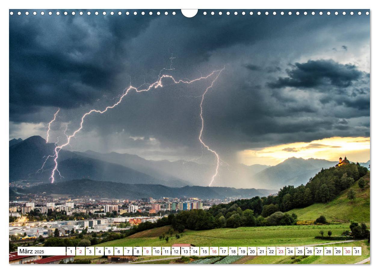 Bild: 9783435112654 | Gewitter in den Alpen (Wandkalender 2025 DIN A3 quer), CALVENDO...