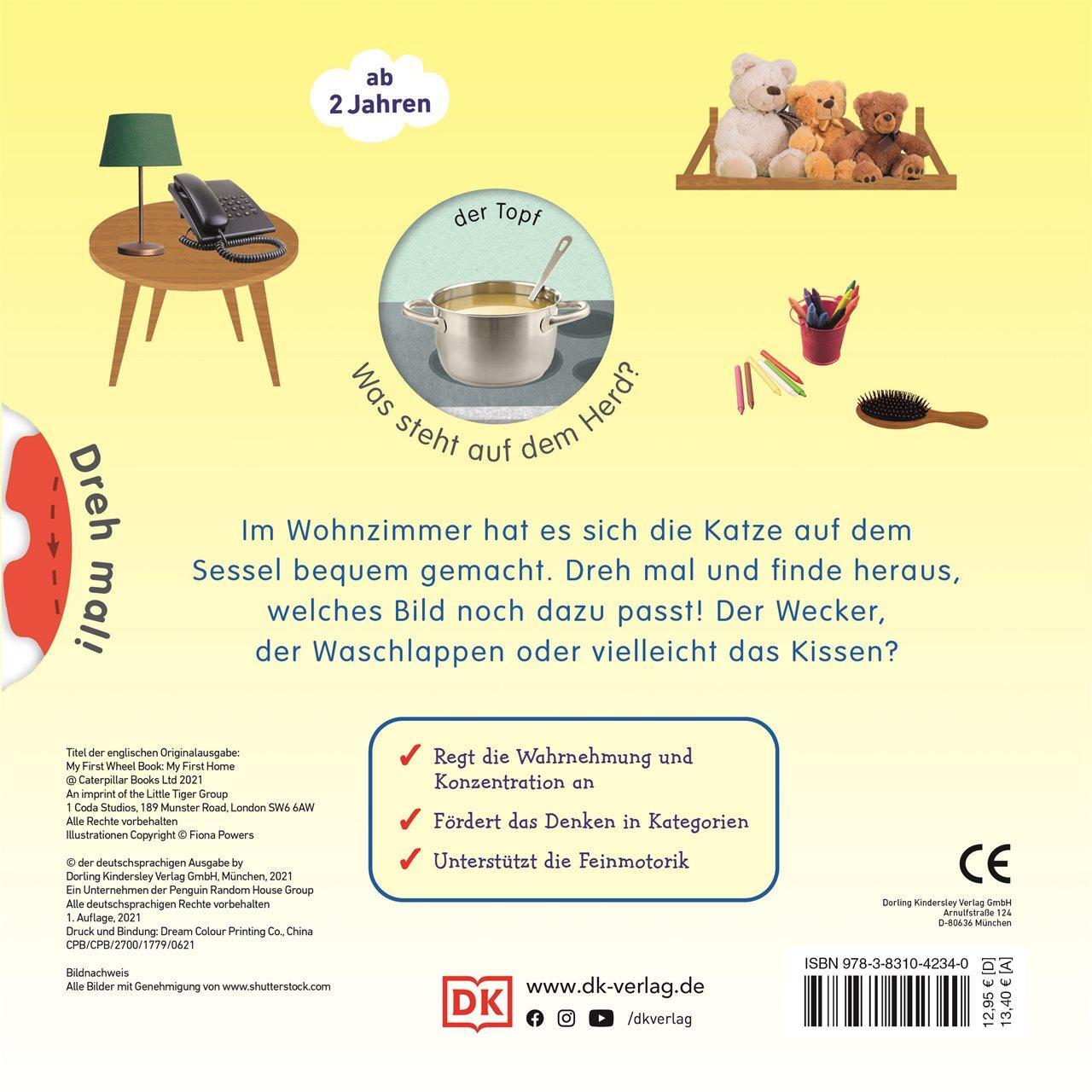 Rückseite: 9783831042340 | Erstes Lernen Drehen. Mein Zuhause | Buch | 12 S. | Deutsch | 2021