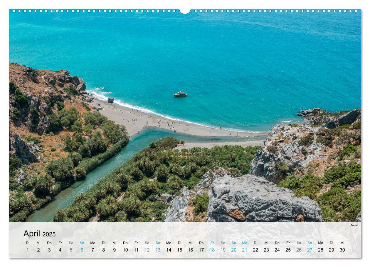 Bild: 9783383925658 | Kreta - Die schönsten Strände (Wandkalender 2025 DIN A2 quer),...