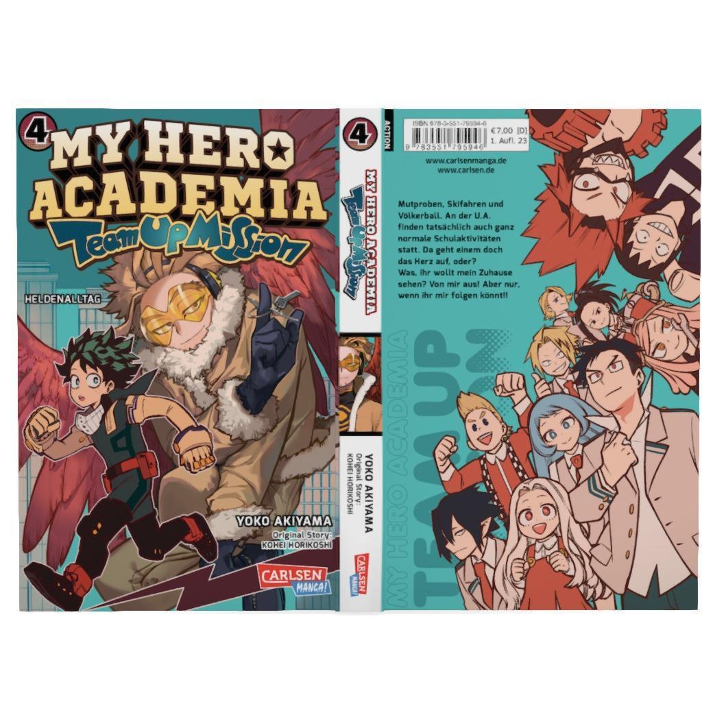 Bild: 9783551795946 | My Hero Academia - Team Up Mission 4 | Kohei Horikoshi (u. a.) | Buch