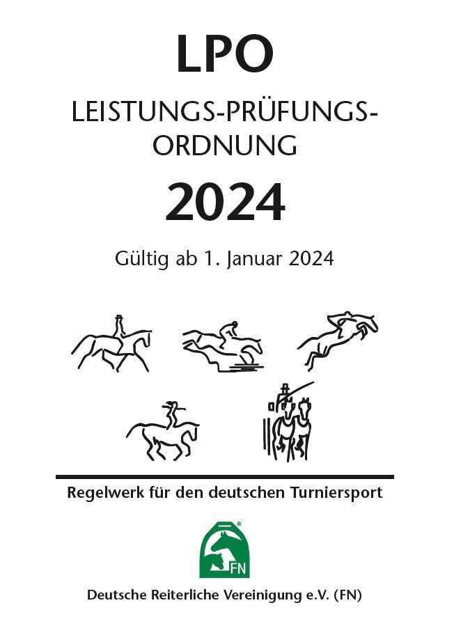 Cover: 9783885429616 | Leistungs-Prüfungs-Ordnung (LPO) 2024 - Inhalt | e.V. | Loseblattausg.