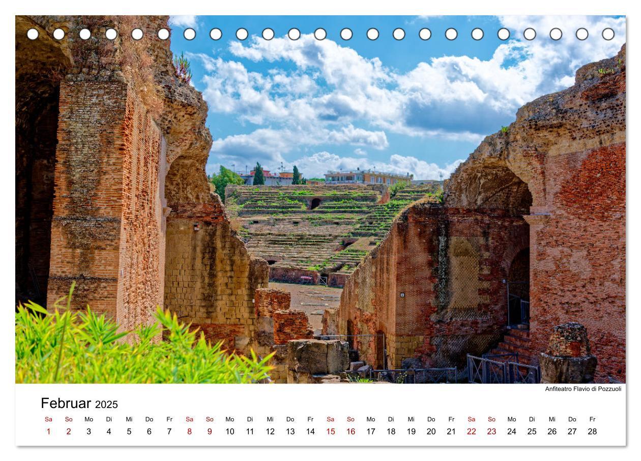 Bild: 9783383901416 | Historisches am Golf von Neapel (Tischkalender 2025 DIN A5 quer),...