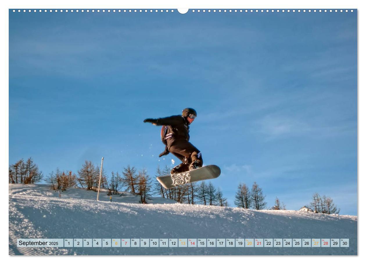 Bild: 9783435372072 | Snowboard - so cool (Wandkalender 2025 DIN A2 quer), CALVENDO...