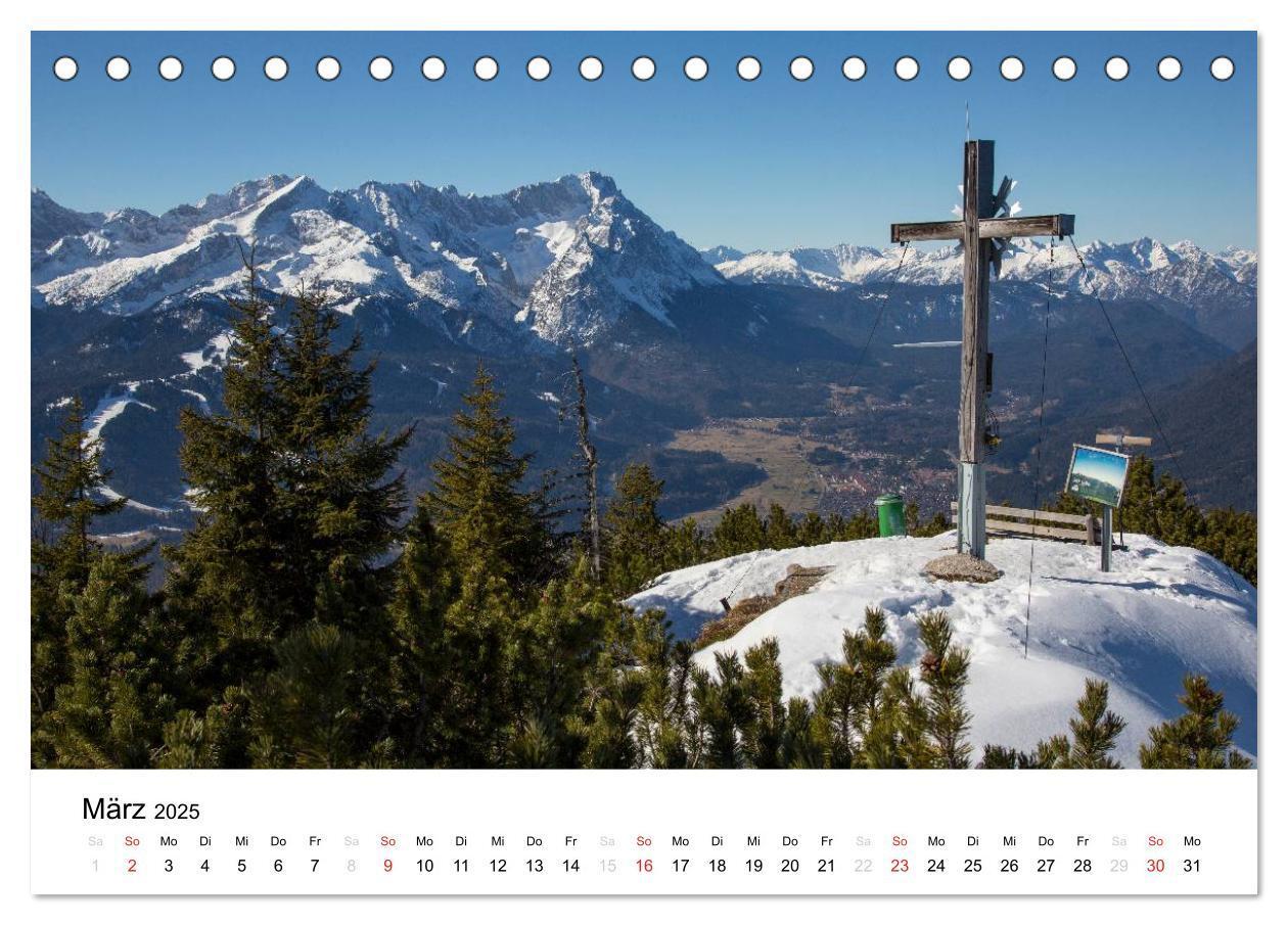 Bild: 9783435586165 | Zugspitz-Impressionen (Tischkalender 2025 DIN A5 quer), CALVENDO...