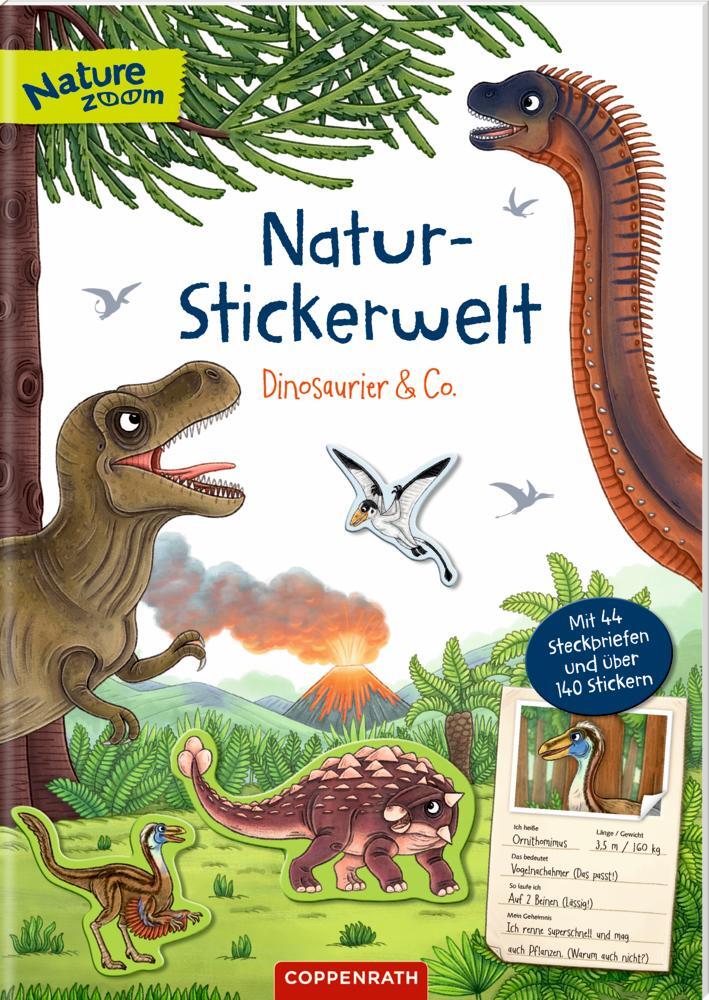 Cover: 9783649638308 | Natur-Stickerwelt - Dinosaurier &amp; Co. | Ruby Anna Warnecke | Broschüre