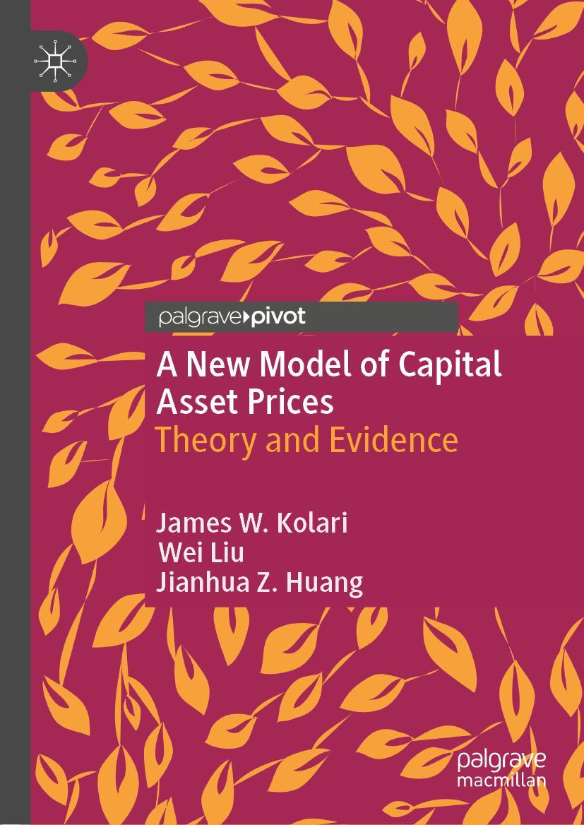 Cover: 9783030651961 | A New Model of Capital Asset Prices | Theory and Evidence | Buch