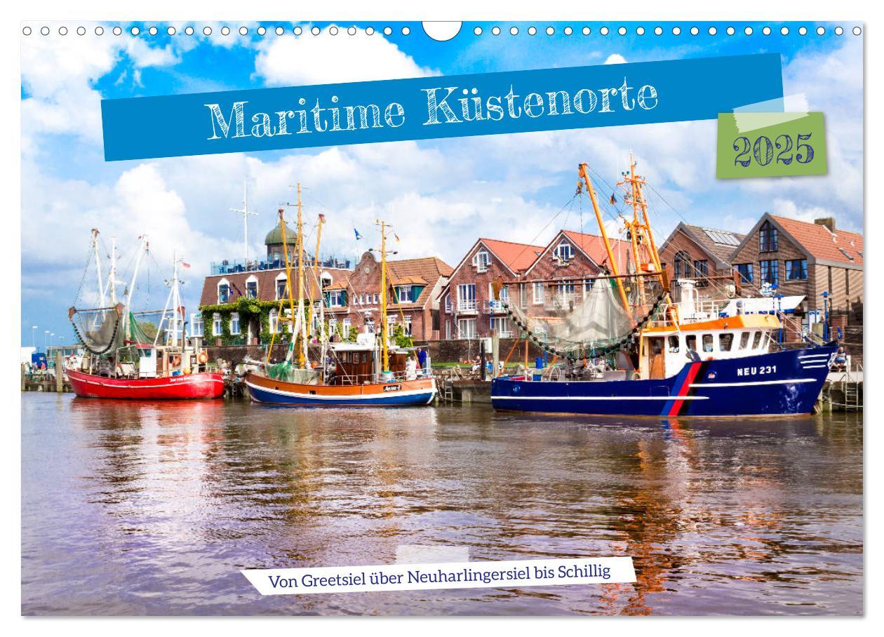 Cover: 9783435487479 | Maritime Küstenorte - von Greetsiel, über Neuharlingersiel bis...