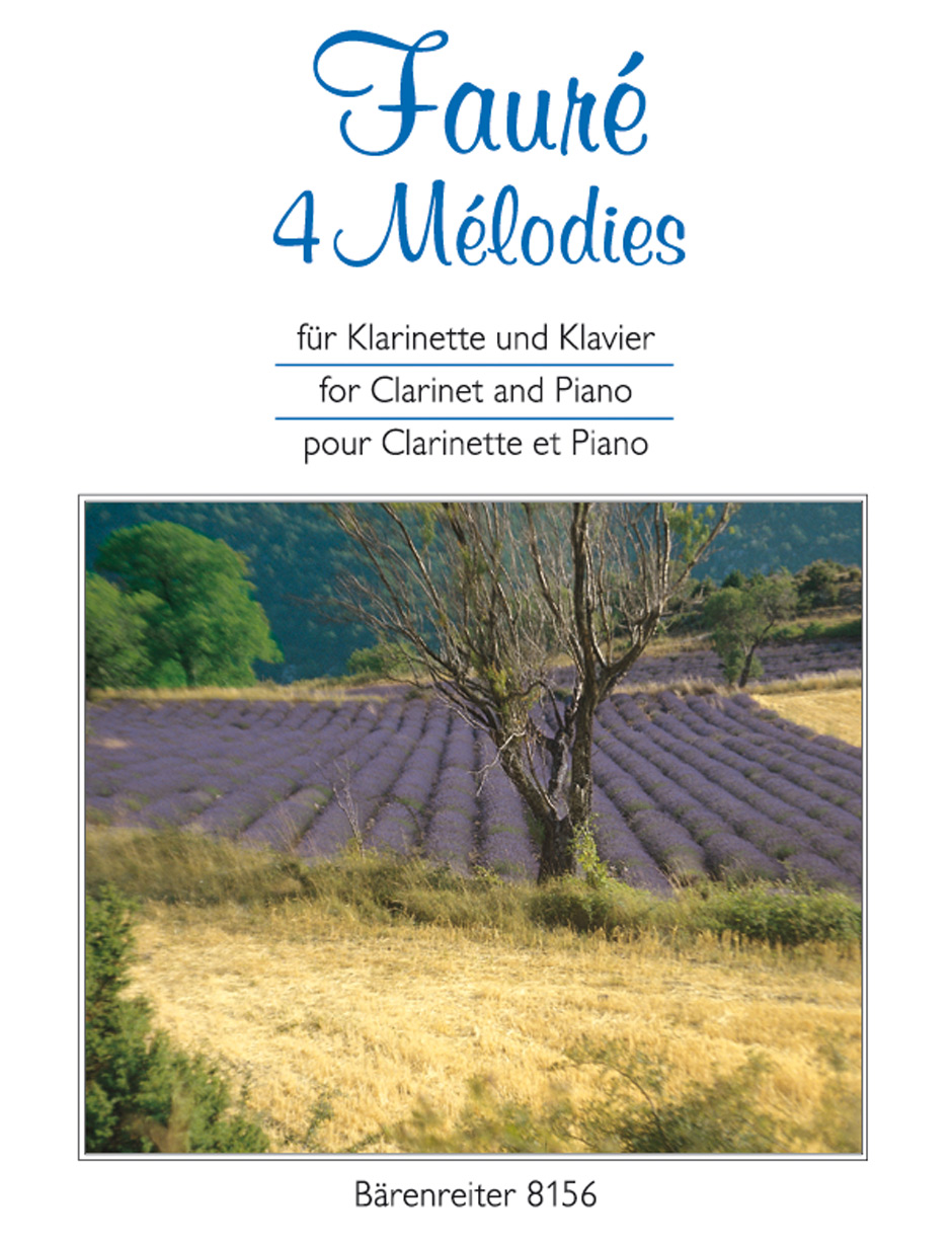 Cover: 9790006498918 | 4 Melodies | Gabriel Urbain Fauré | Buch + Einzelstimme(n)