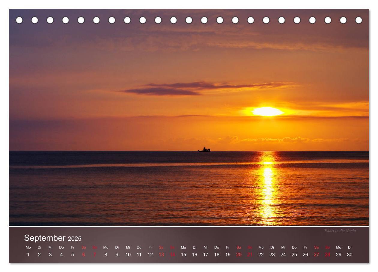 Bild: 9783435040469 | Farben am Meer (Tischkalender 2025 DIN A5 quer), CALVENDO...