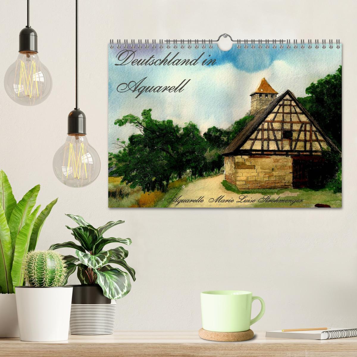 Bild: 9783435702022 | Deutschland in Aquarell (Wandkalender 2025 DIN A4 quer), CALVENDO...