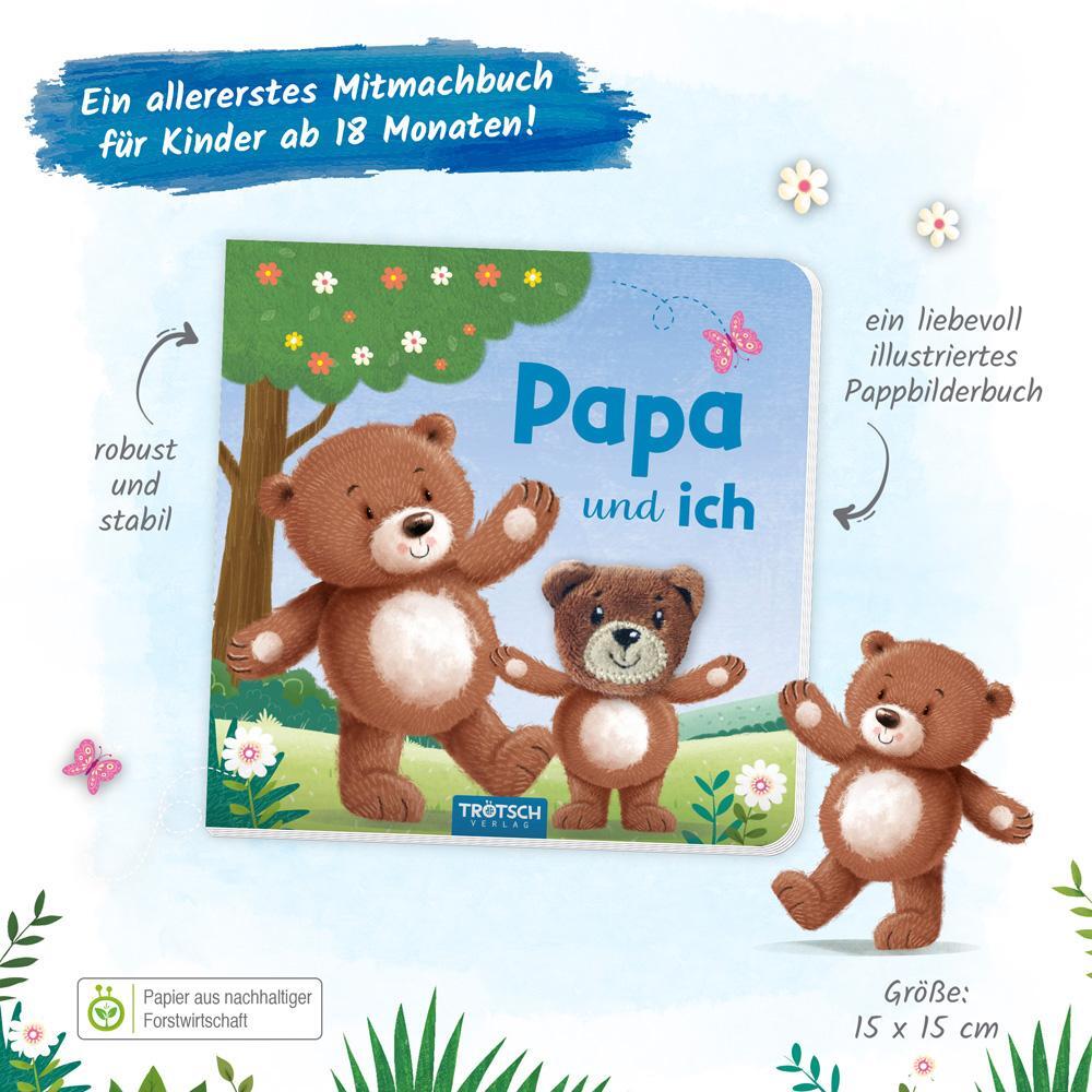 Bild: 9783988021540 | Trötsch Fingerpuppenbuch Papa und ich | Trötsch Verlag GmbH &amp; Co. KG