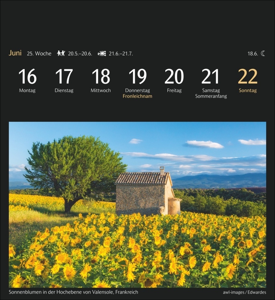 Bild: 9783840035319 | Die Welt in Farben Postkartenkalender 2025 - Kalender mit 53...