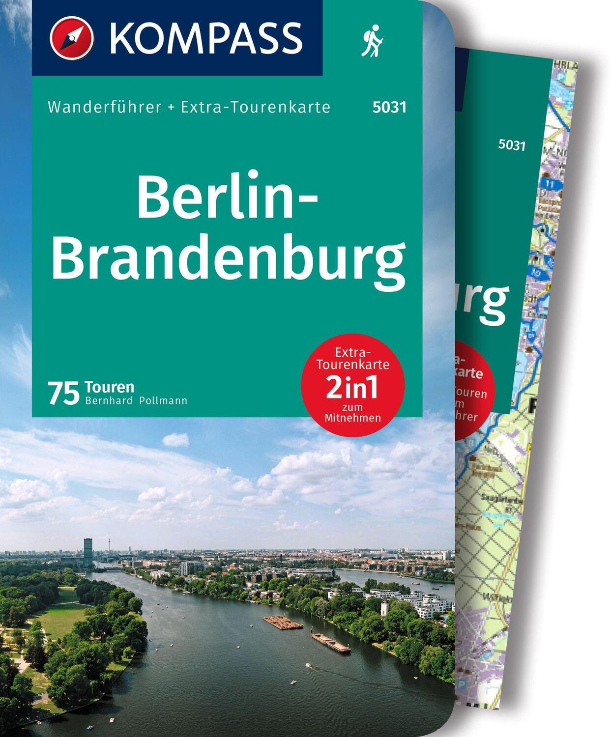 Cover: 9783991216704 | KOMPASS Wanderführer Berlin-Brandenburg, 75 Touren mit...