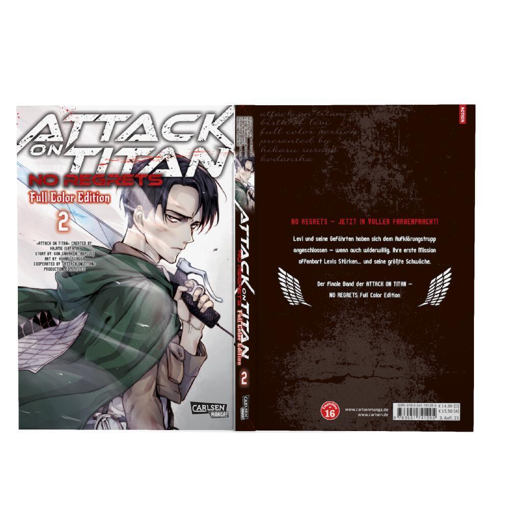 Bild: 9783551741295 | Attack On Titan - No Regrets Full Colour Edition 2 | Isayama (u. a.)