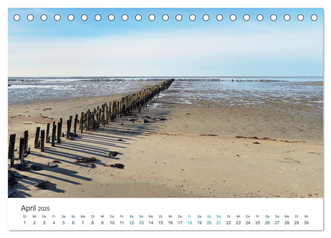 Bild: 9783435064397 | Deutsche Küste - Nordsee und Ostsee (Tischkalender 2025 DIN A5...