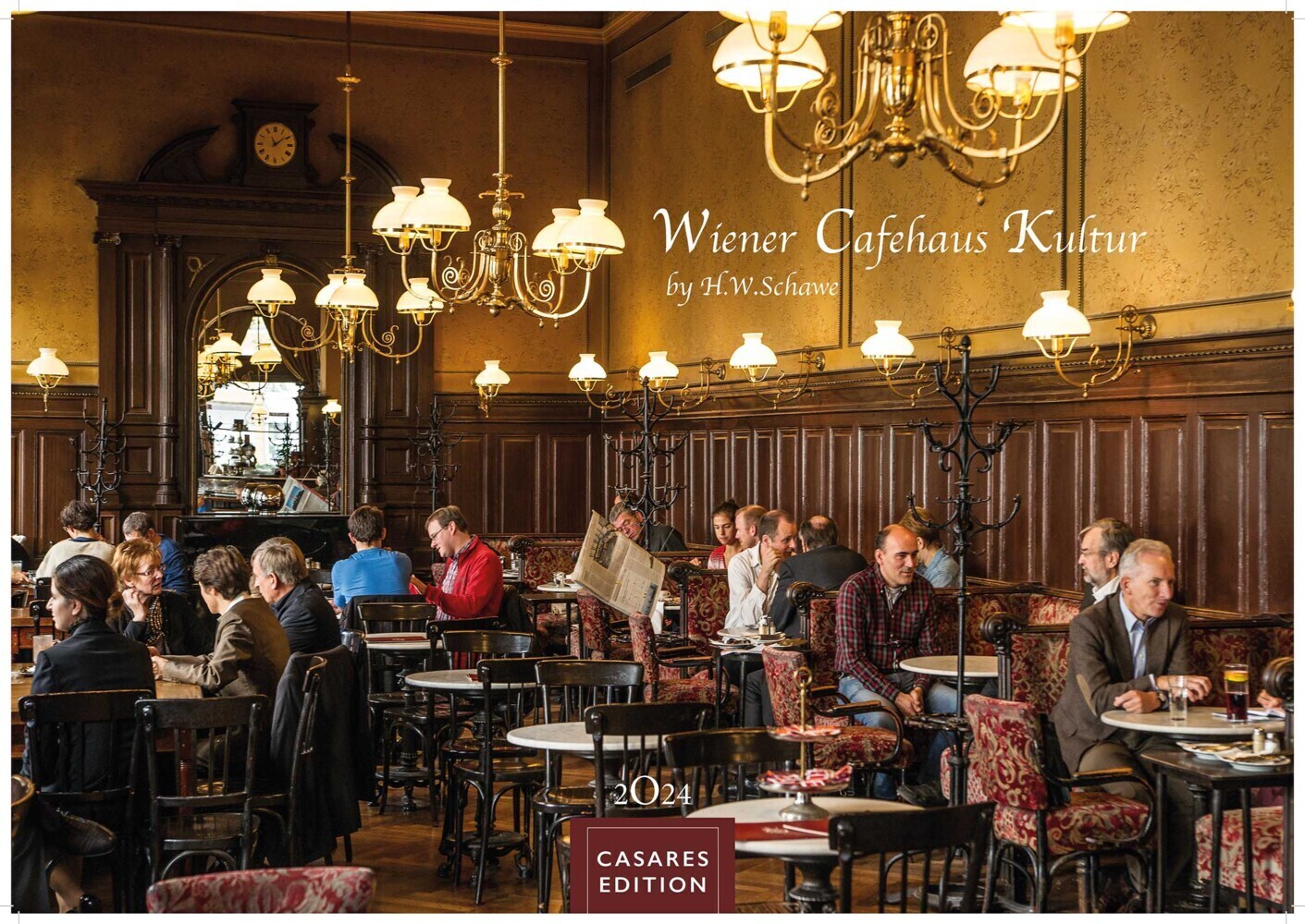 Cover: 9789918620029 | Wiener Caféhaus Kultur 2024 S 24x35cm | H.W. Schawe | Kalender | 14 S.