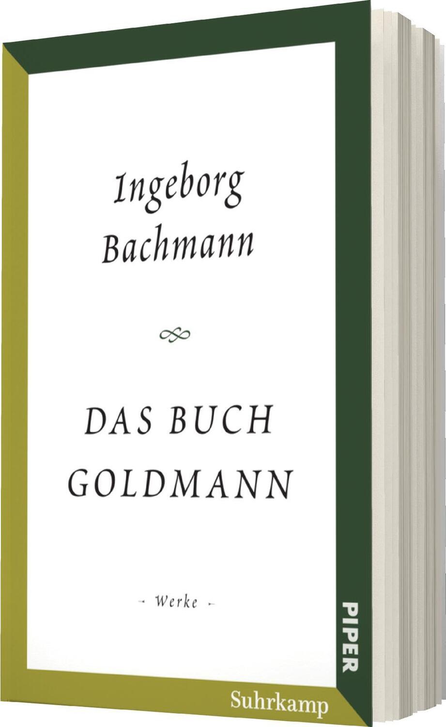 Bild: 9783492316354 | Das Buch Goldmann | Werke | Ingeborg Bachmann | Taschenbuch | Deutsch