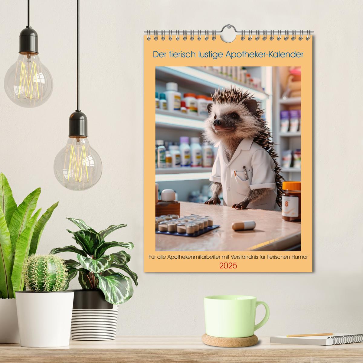 Bild: 9783457161418 | Der tierisch lustige Apotheker-Kalender (Wandkalender 2025 DIN A4...