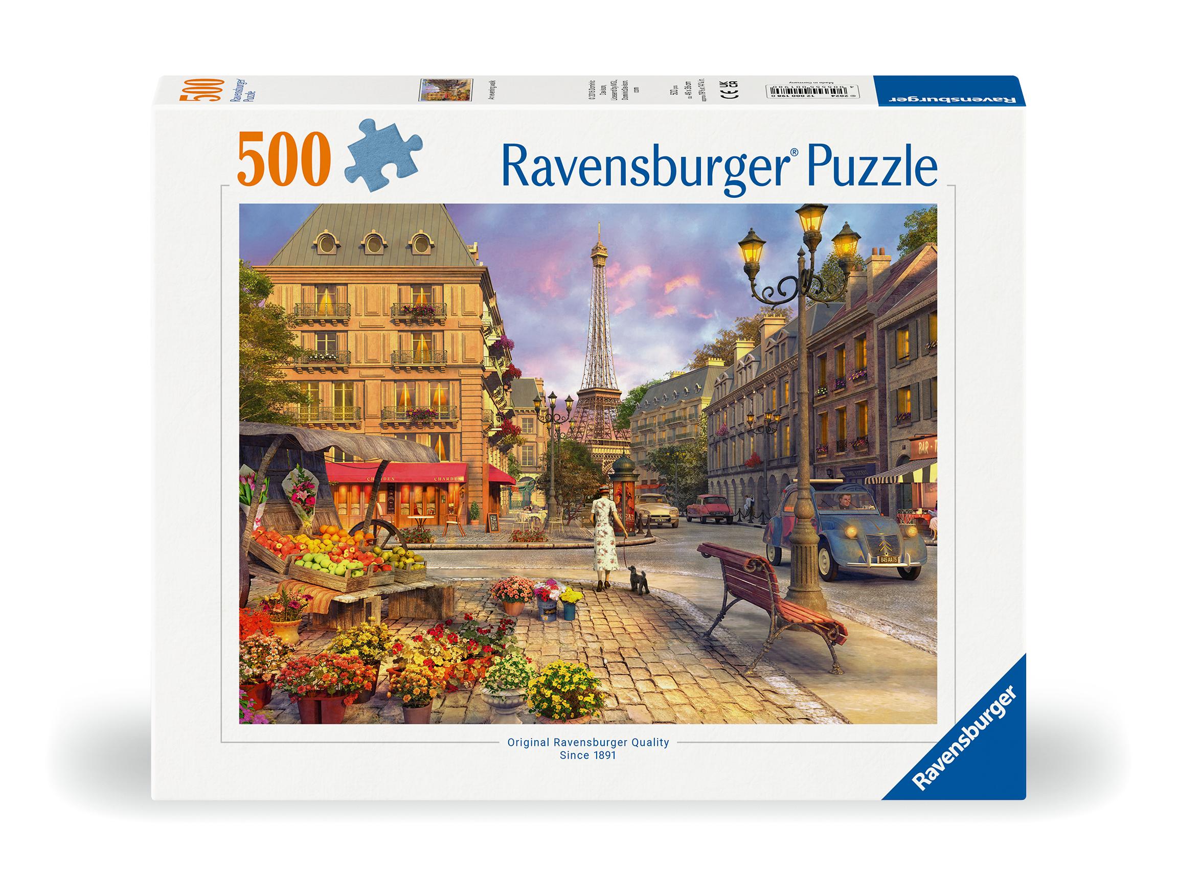 Cover: 4005555001980 | Ravensburger Puzzle 12000198 - Spaziergang durch Paris - 500 Teile...