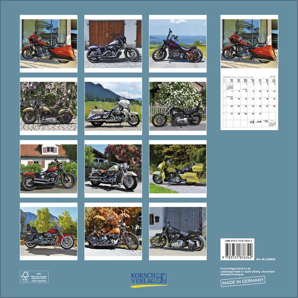 Bild: 9783731876342 | Dreambikes 2025 | Korsch Verlag | Kalender | Englisch Broschur | 13 S.