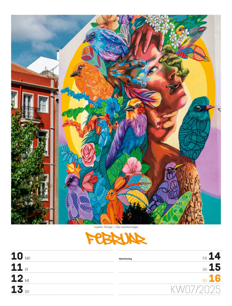 Bild: 9783838435299 | Street Art - Graffiti - Wochenplaner Kalender 2025 | Kunstverlag