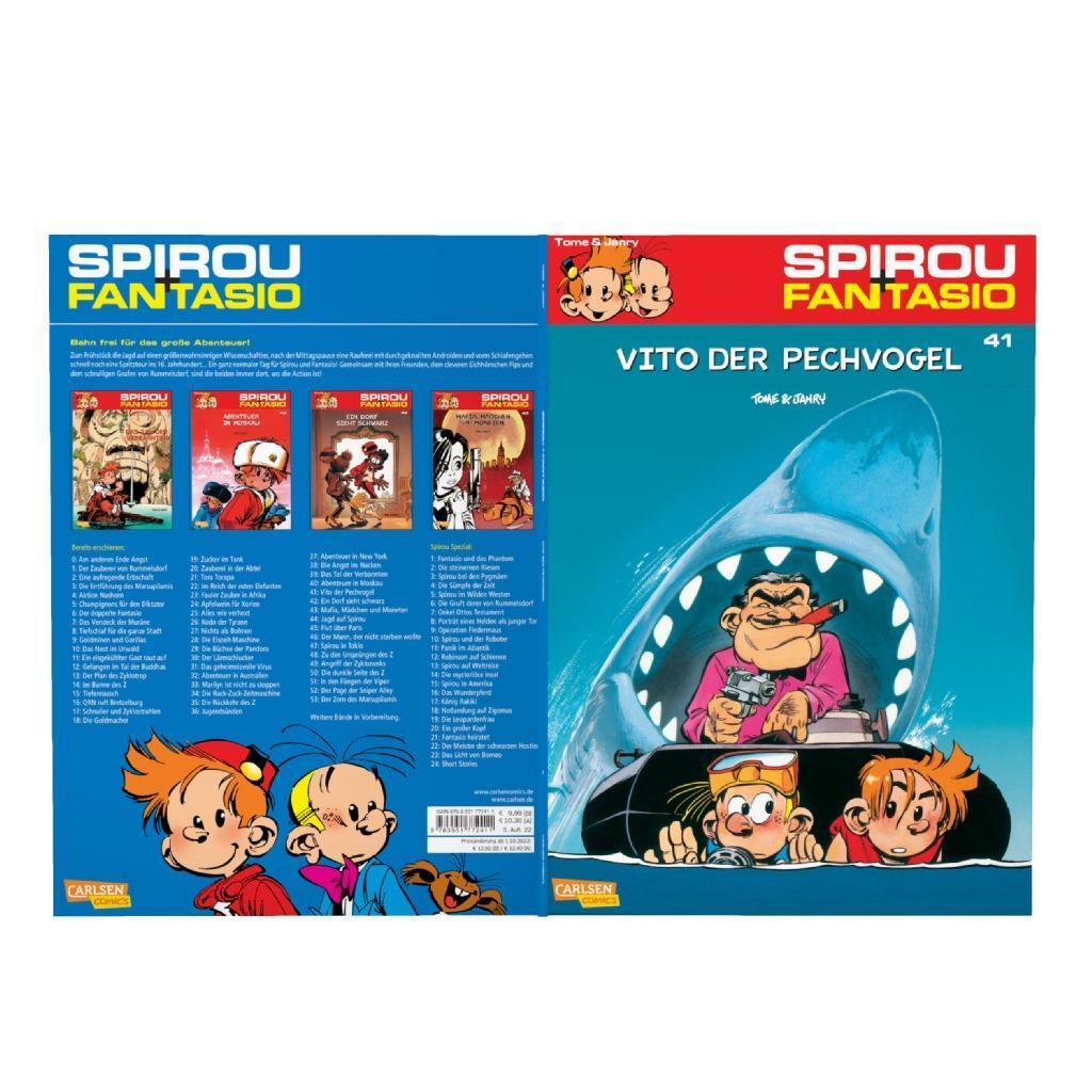 Bild: 9783551772411 | Spirou und Fantasio 41 | Vito der Pechvogel | Philippe Tome (u. a.)