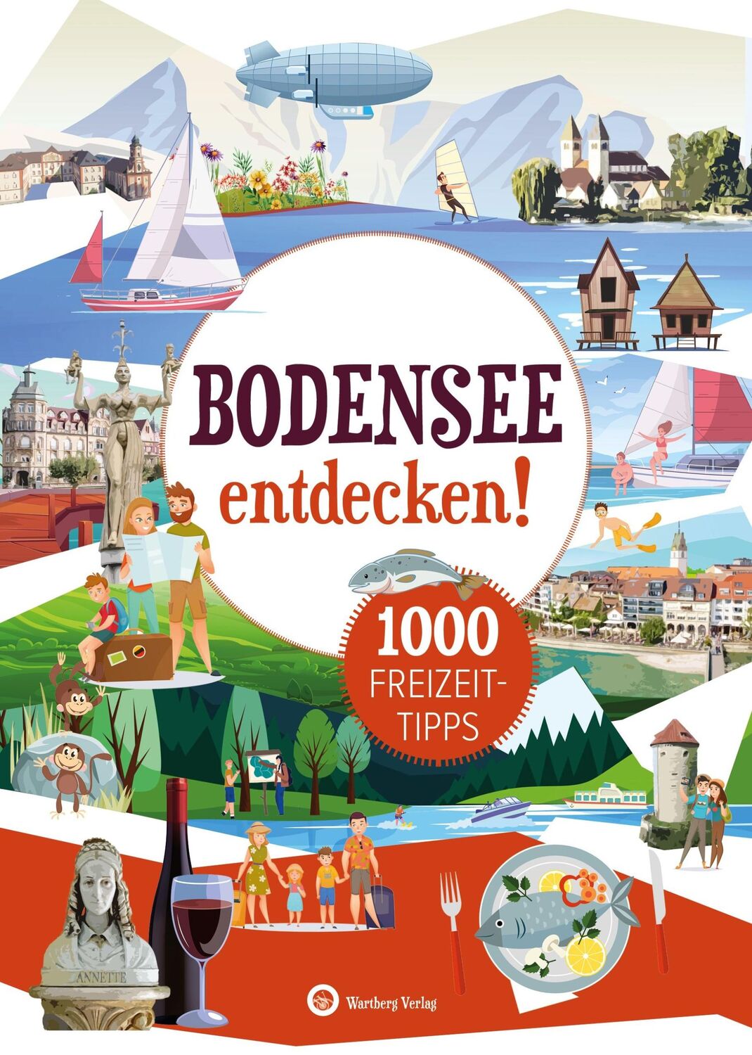 Cover: 9783831328499 | Bodensee entdecken! 1000 Freizeittipps : Natur, Kultur, Sport, Spaß