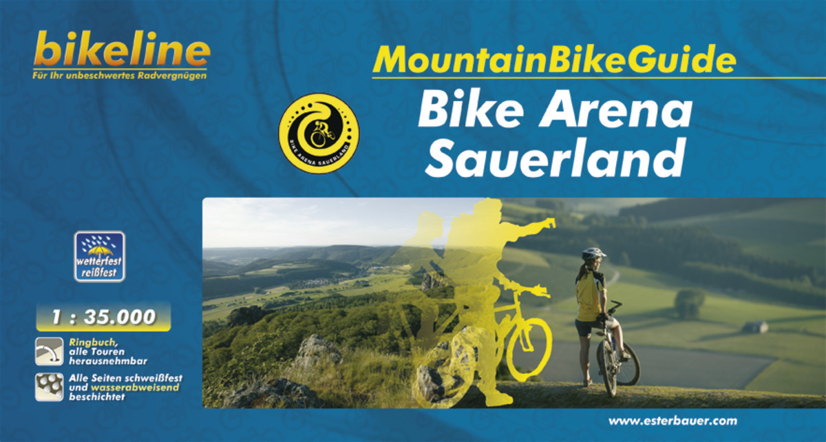 Cover: 9783850001908 | bikeline MountainBikeGuide Bike Arena Sauerland | Esterbauer Verlag