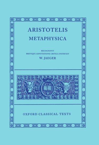 Cover: 9780198145134 | Metaphysica | Aristotle | Buch | Gebunden | Englisch