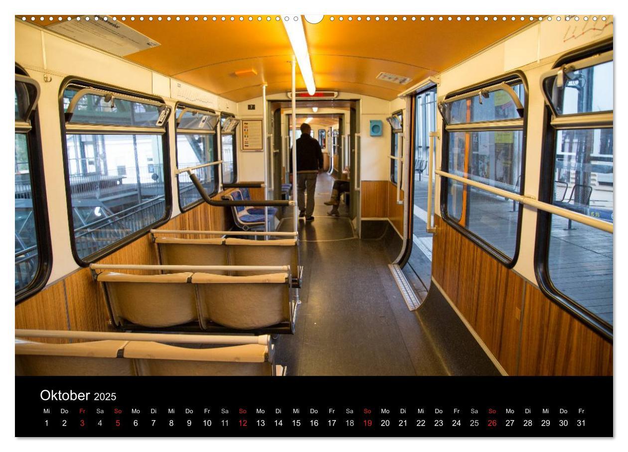 Bild: 9783435526864 | Die Wuppertaler Schwebebahn (Wandkalender 2025 DIN A2 quer),...