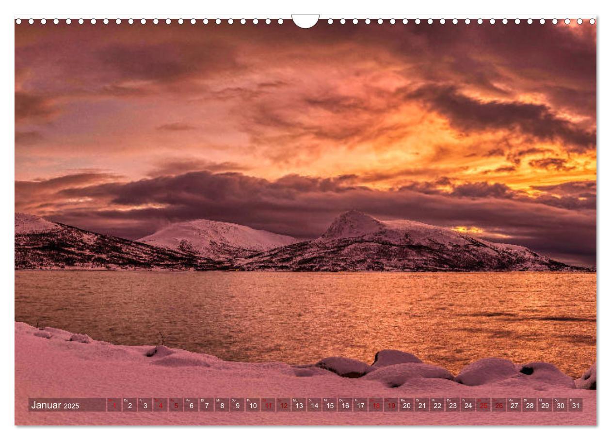 Bild: 9783435114030 | Polarnacht in Tromsø (Wandkalender 2025 DIN A3 quer), CALVENDO...