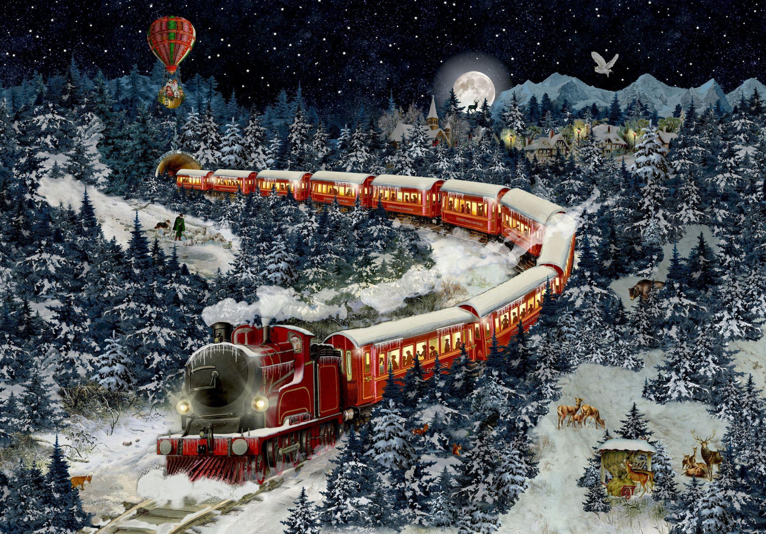 Bild: 4050003955506 | Puzzle-Adventskalender - Weihnachtsexpress | Weihnachtsexpress | Behr