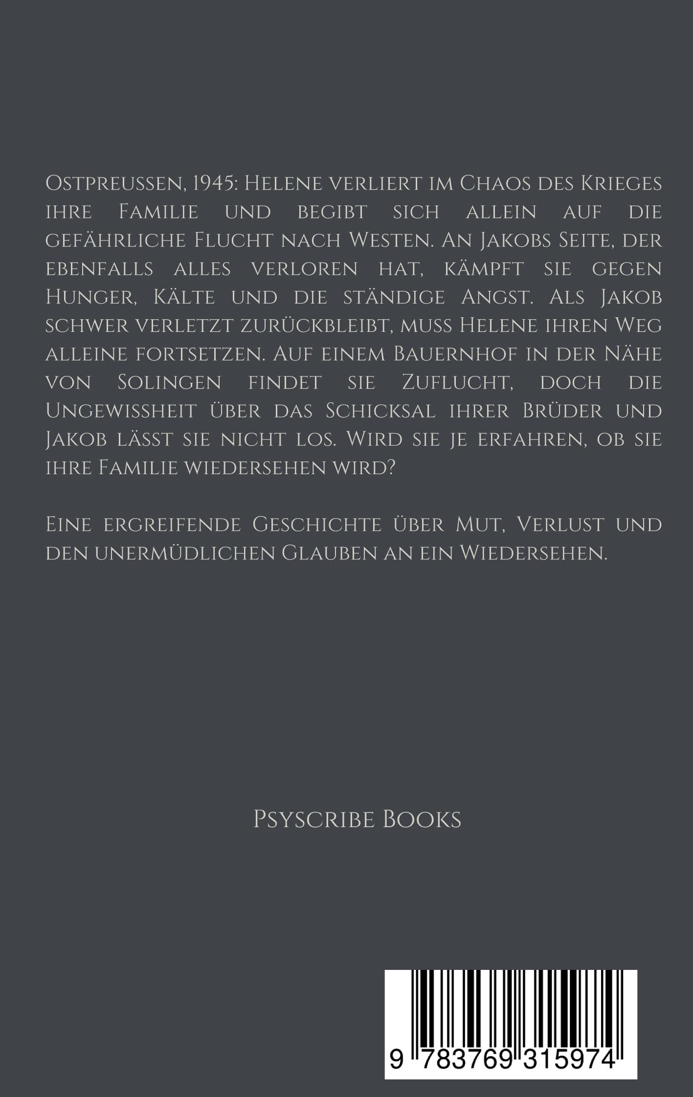 Rückseite: 9783769315974 | Winterhimmel | Verloren zwischen den Fronten | Nadine Senger | Buch