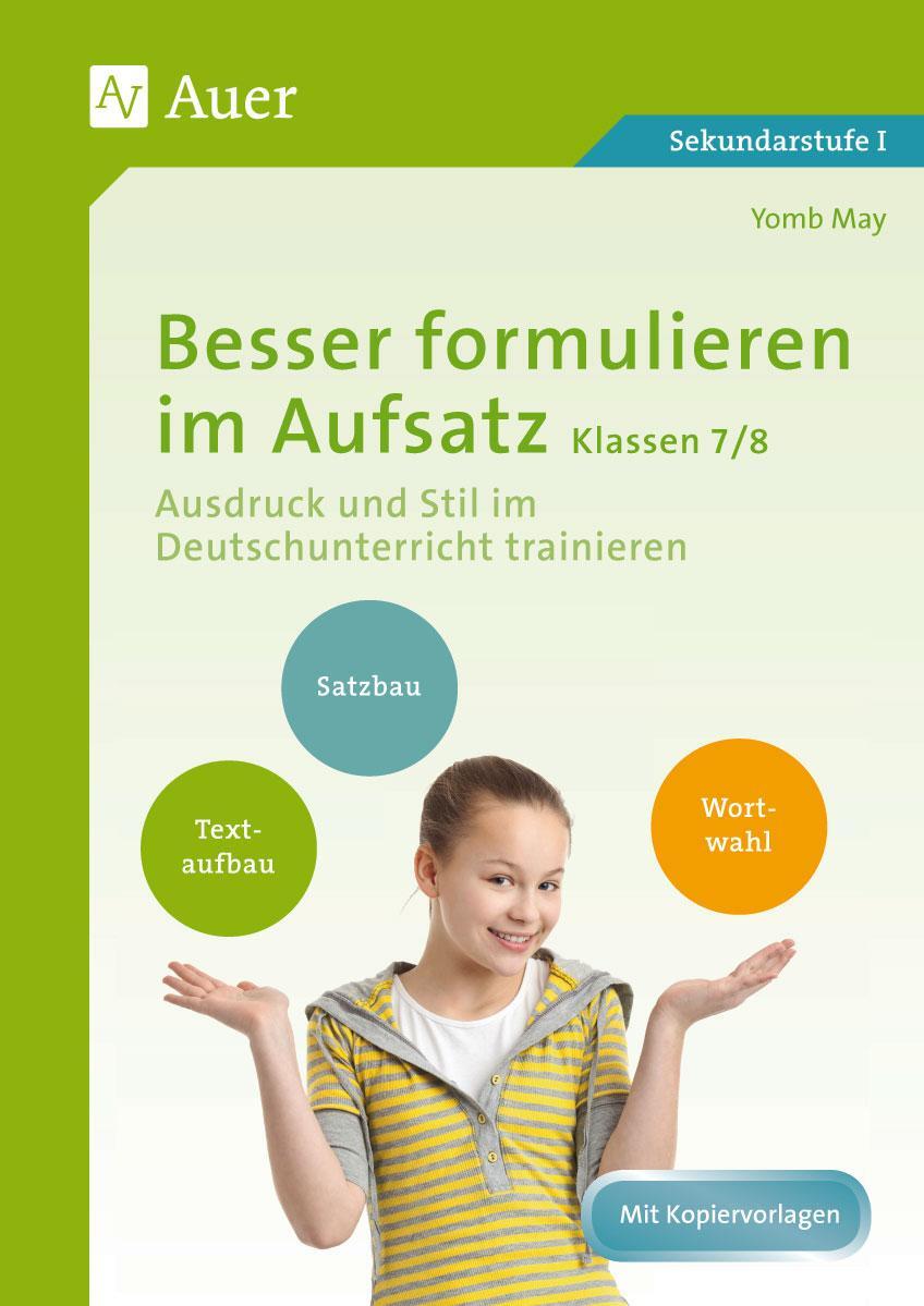 Cover: 9783403077909 | Besser formulieren im Aufsatz Klassen 7-8 | Yomb May | Broschüre