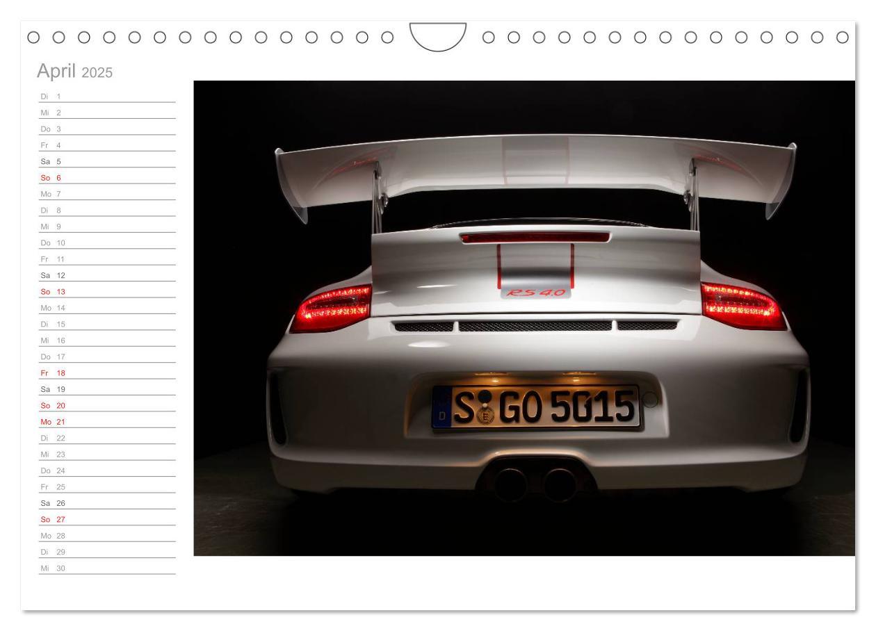 Bild: 9783435536436 | Porsche GT3RS 4,0 (Wandkalender 2025 DIN A4 quer), CALVENDO...