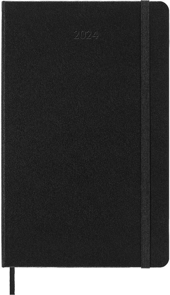 Cover: 8056598856798 | Moleskine 12 Monate Wochenkalender 2024, Large/A5, Schwarz | Buch