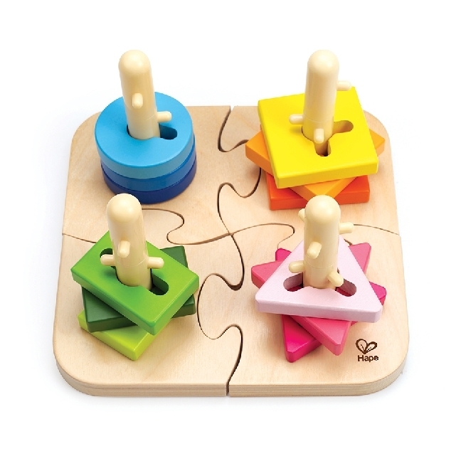 Bild: 6943478002586 | Hape Kreatives Steckpuzzle (Kinderpuzzle) | Stück | E0411 | 2018