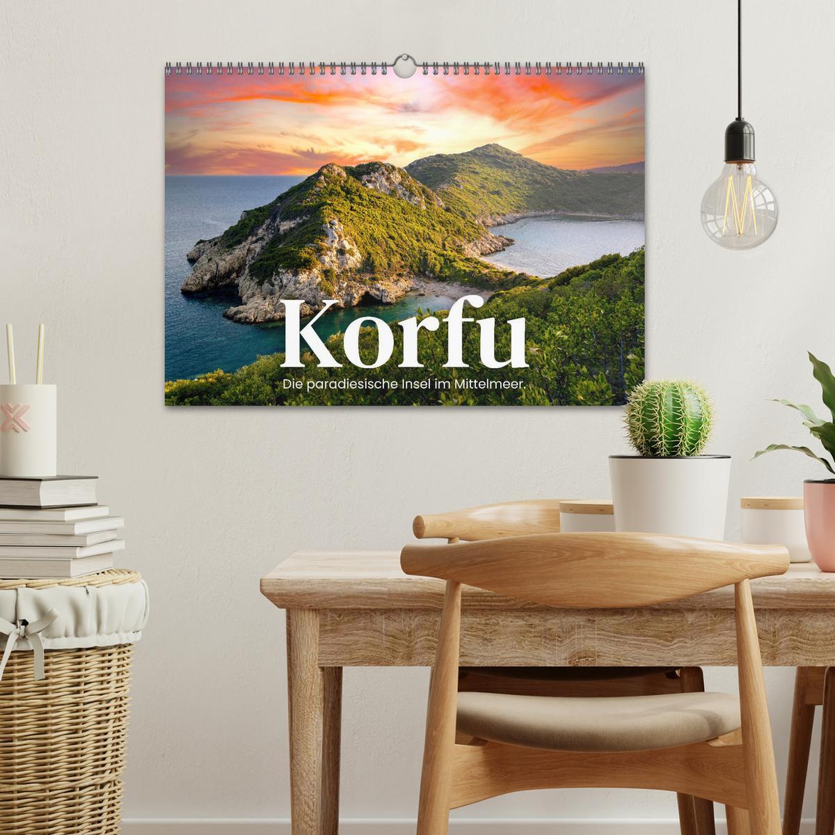 Bild: 9783383937859 | Korfu - Die paradiesische Insel im Mittelmeer. (Wandkalender 2025...